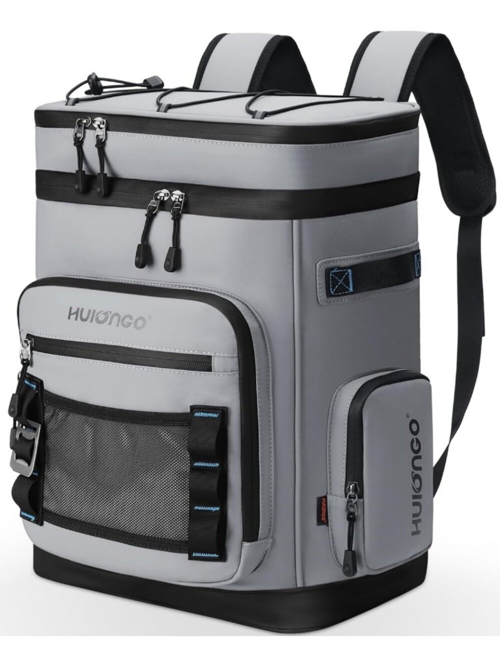 Large Waterproof Insulated Cooler Backpack, 30L Capacity, Holds 48 Cans, Perfect